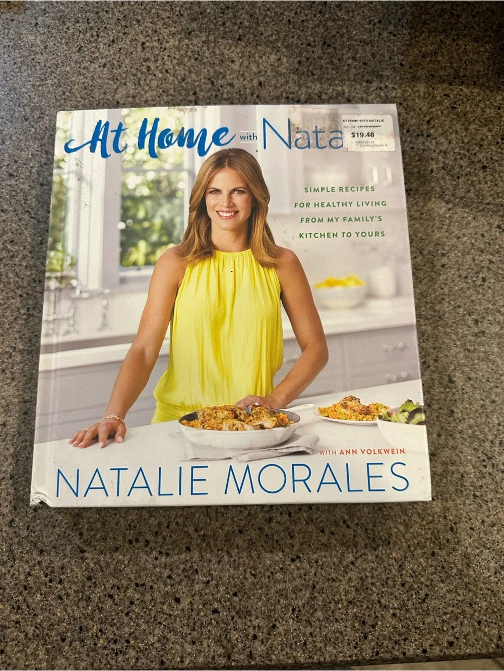 At Home with Cookbook - Yellow Cover